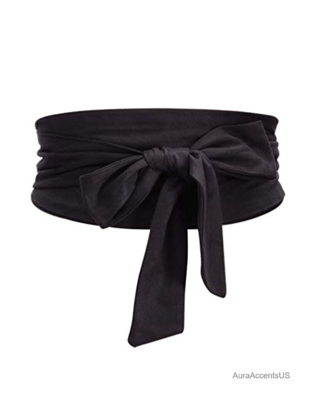 Women's Obi Belt Wide Waist Wrap Self Tie Soft Polyester Cinch